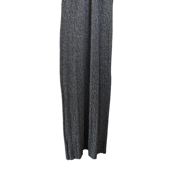 RUMORED Lakeville Maxi Dress S | Smoke Heather Gray | Stretch Textured Knit NWT - Picture 8 of 13